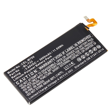 Ultralast Cell Phone Battery, LG M700A, M700AN, M700DSK, M700N, Q6, Q6a, BL-T33 CEL-M700